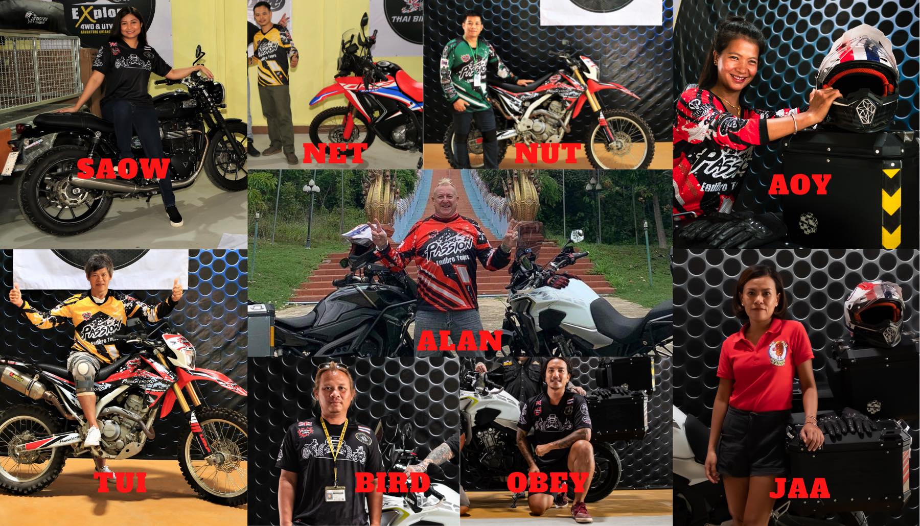 Thai Bike Tours Team Picture